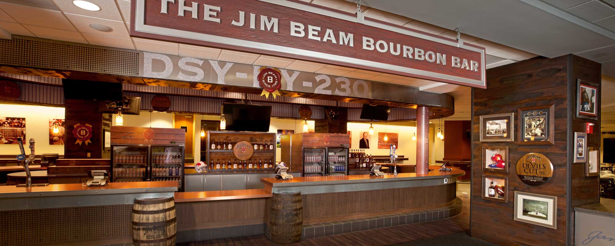 Jim Beam Bourban Bar- New Era Field